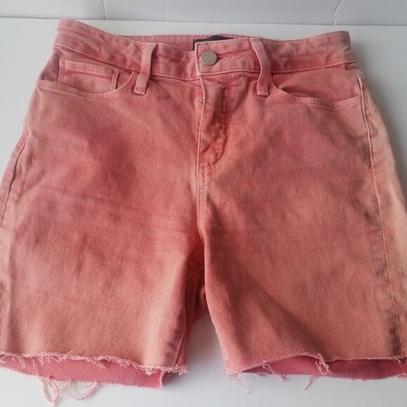 Paige USA ink  Washed Frayed Hem Shorts size 26 - Picture 1 of 10